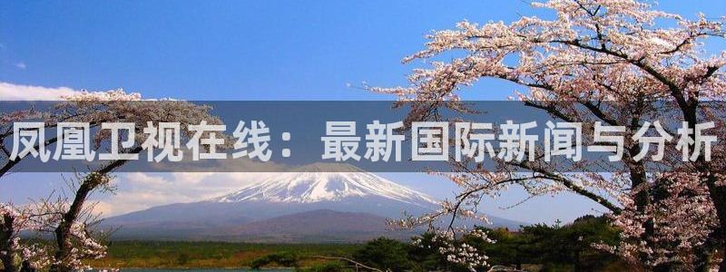 nba直播在线观看24直播网：凤凰卫视在线：最新国际新闻与分析